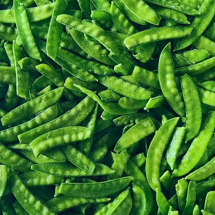 Freezing Frozen Snow Peas